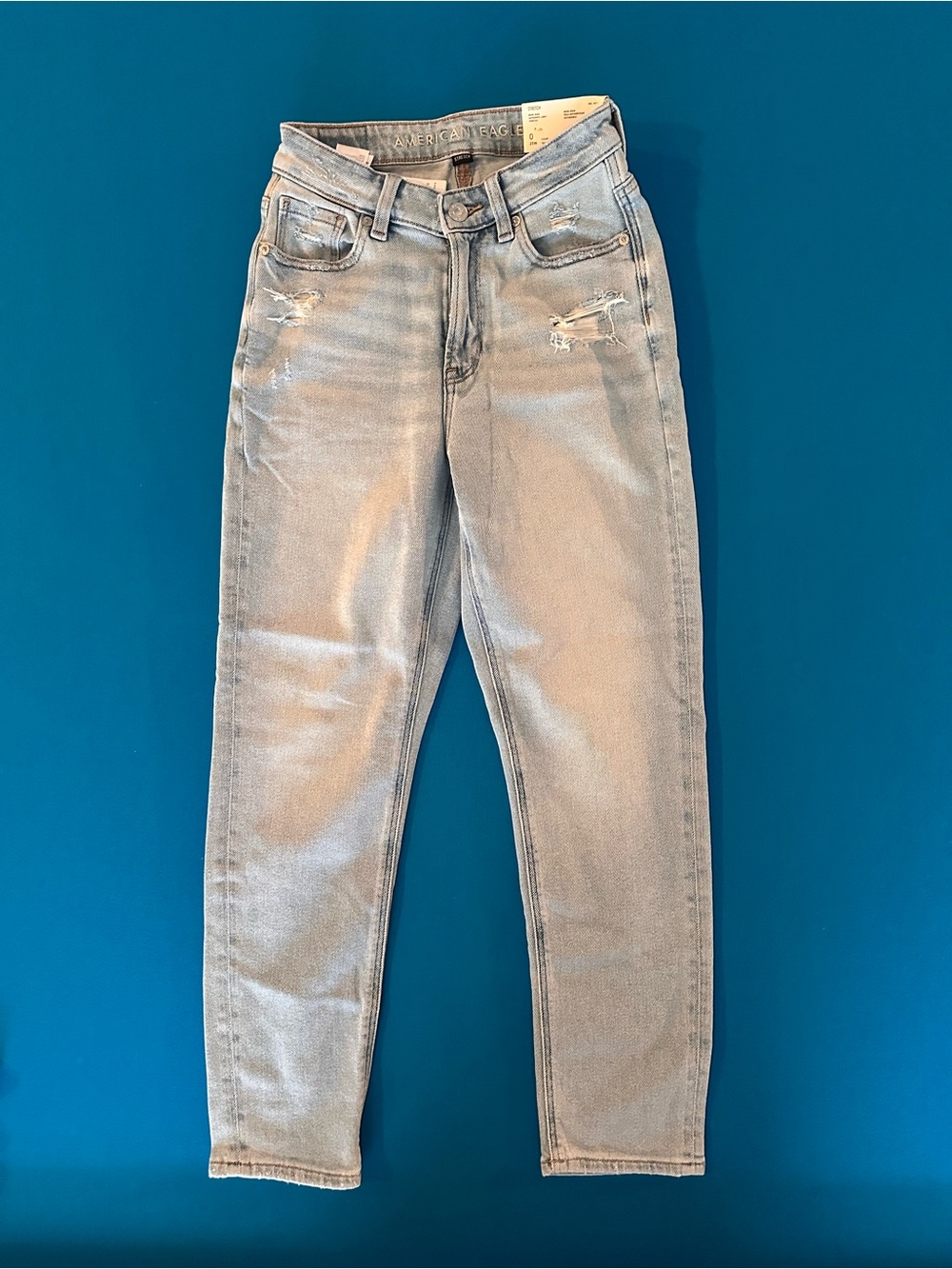 American Eagle Outfitters Light Blue Jeans - Distressed